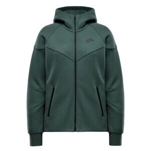 Nike Tech Fleece Women Small Green Windrunner Hoodie Jacket  FB8338-338 NEW